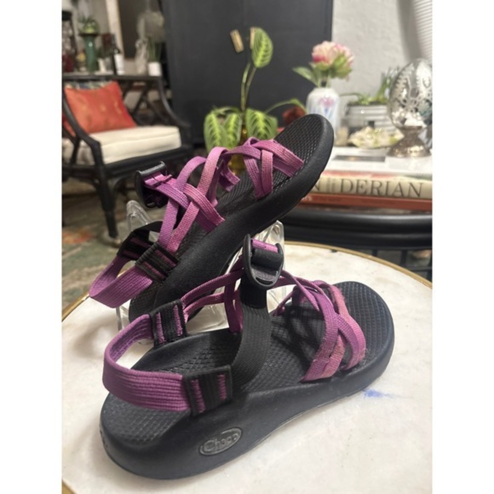 Chaco Z/Cloud Sandals Women's Size 6 Purple Adjustable Hiking Comfort Vibram - Picture 5 of 10